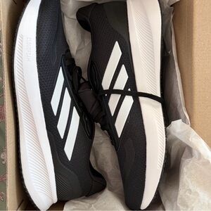 Men’s Adidas Black and White Sneakers